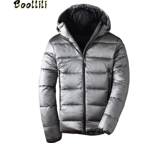 2020 New Harsh Winter White Goose Down Coat Double Hat for Men Thicken Outwear Windproof Hooded Size M-XXXL