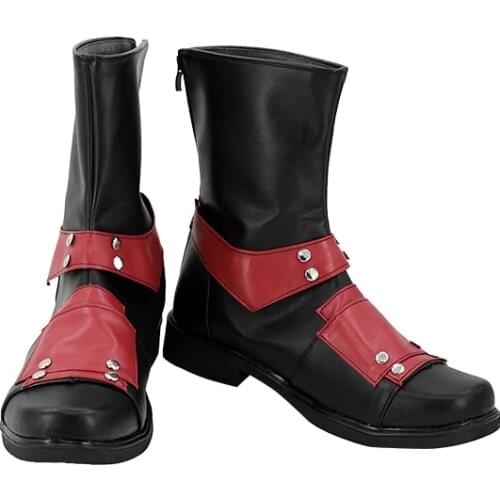 Wade Wilson Cosplay Shoes Boots For Adult Men PU Shoes Halloween Cosplay Props Shoes