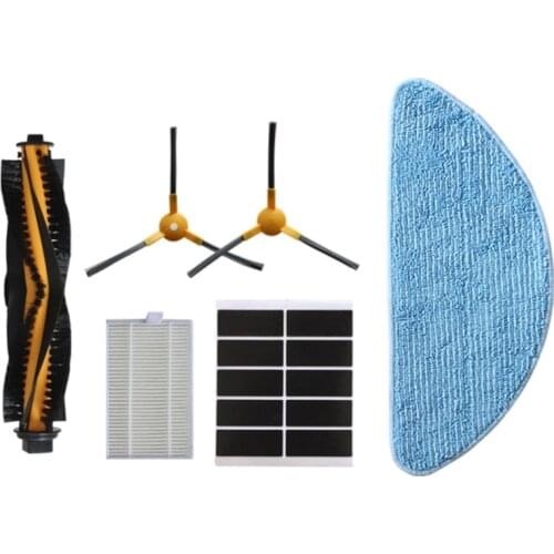 Main Brush Side Brush Filter Mop Cloth Rag Magic Stickers Sweeper Replacement Accessories Suitable for Proscenic 800T