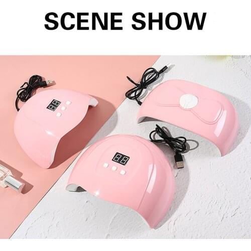 LED Gel Polish Nail Dryer Machine Nail Art Light 54W Smart Sensor Manicure Lamp for Household Loving Nail Accessories