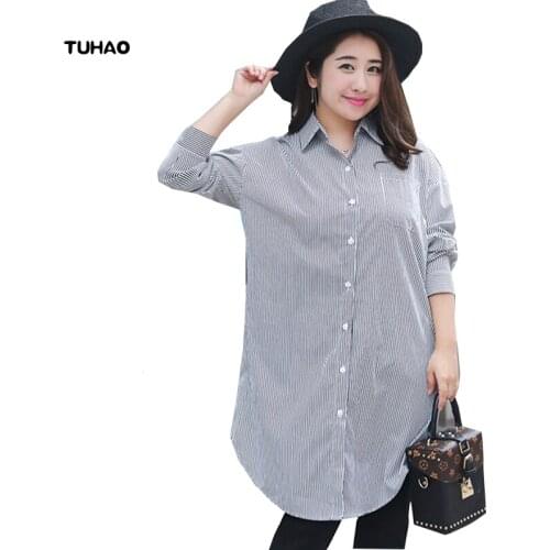 TUHAO Womens Long Shirts
