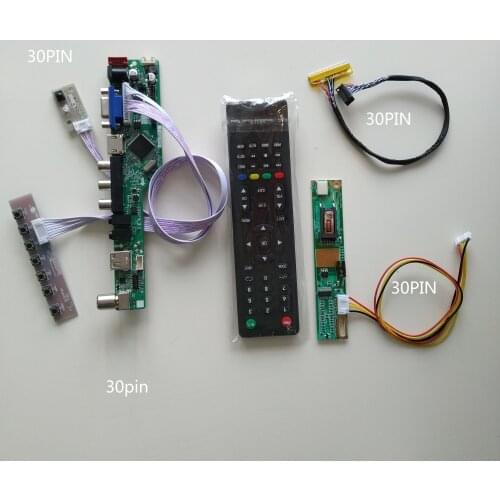 TV controller board TV LCD USB AV VGA Audio for 14.1 inch 1280X800 B141EW04 V.4/B141EW03 V3 /B141EW01 V3 LED