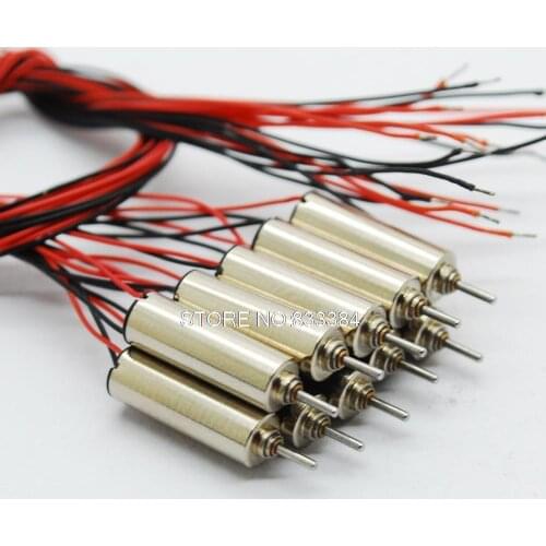 High quality!! 20pcs dc Coreless Motor for helicopter Strong Magnetic 1.5-4.5V 52000RPM