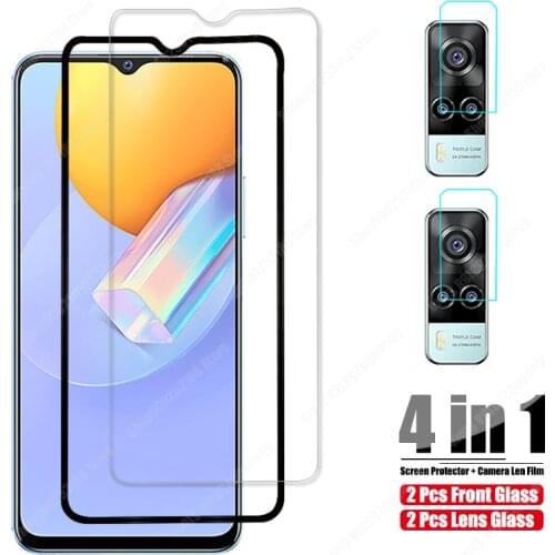 For Vivo Y31 Glass Camera Screen Protector For Vivo Y31 Protective Glass On VivoY31 2021 6.58" HD Safety Front Tempered Film