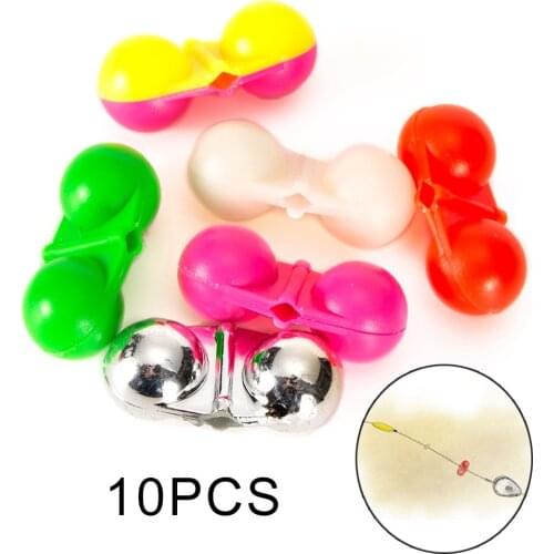 10pcs Catfish Fishing Inline Rattle Species Terminal Tackle In Line Rattles DIY Lure Hook Fish Tools 31*15*13mm