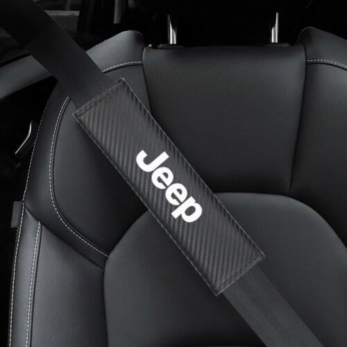 2pcs New Arrival Carbon Fiber Protection Cover case for Jeep renegade 2016 2017 2018 cherokee xj Accessories Car Styling