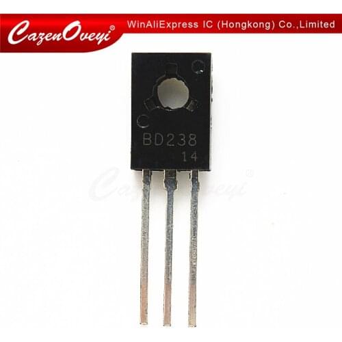 20pcs/lot BD238 TO-126 PNP 80V 2A IC Best quality In Stock