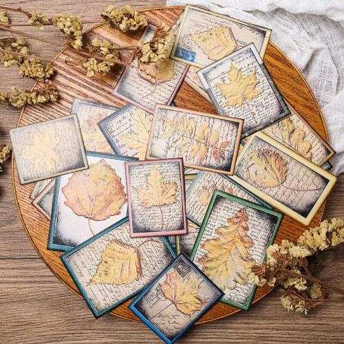 23pcs Maple leaf stickers/Scrapbooking Stickers /Decorative Sticker /DIY Craft Photo Albums