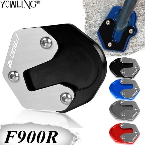Motorcycle Aluminum Side Stand Enlarger Plate Kickstand Enlarge Foot Shelf FOR BMW F900R F900 F 900 R 2019 2020 2021 Accessories
