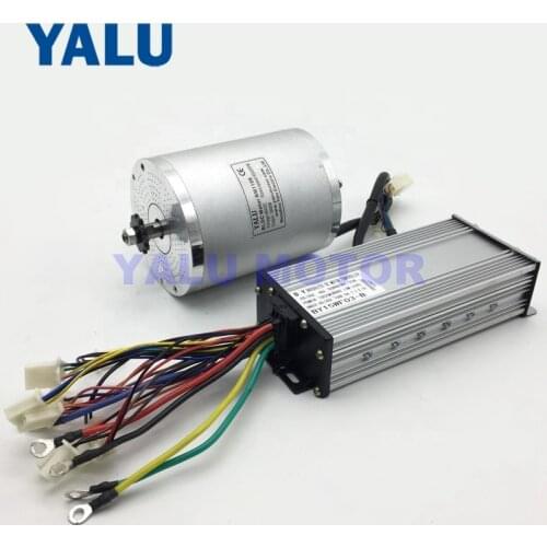 BM1109 1600W 48V brushless dc motor with controller for e-bike conversion kit bldc middle bike Trolley worm geared DC motor