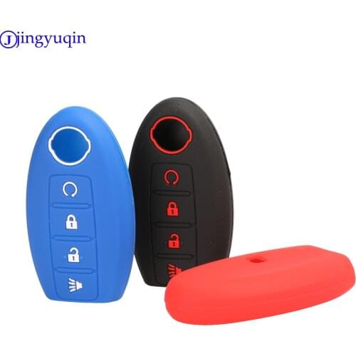 Jingyuqin Key Fob Case Cover For Nissan Qashqai J10 J11 X-Trail t31 t32 kicks Tiida Pathfinder Murano Note Juke Micra Almera