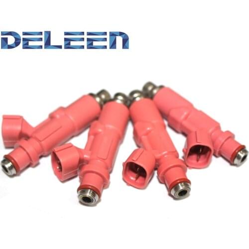 Deleen 4PCS 23250-75080 Fuel Injectors Fits Toyota 4Runner Tacoma 99-04 2.7L 2.4L 3rzre Car Accessories
