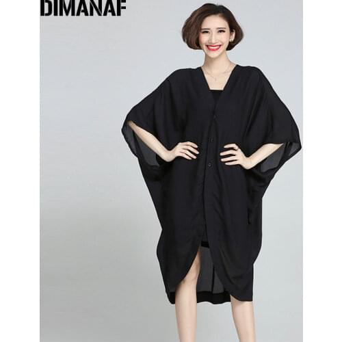 Женские черные рубашки DIMANAF China At AliExpress