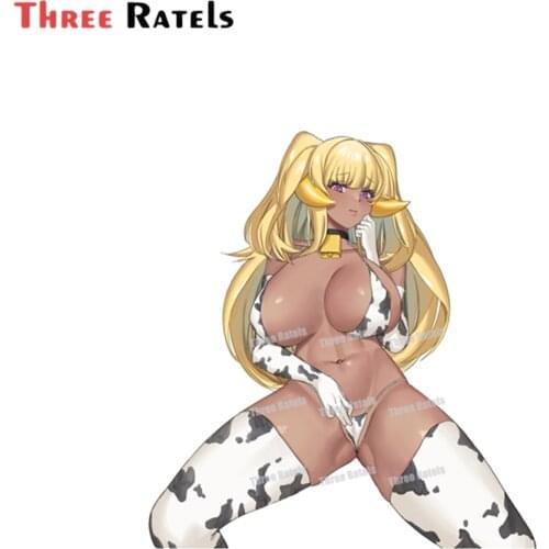 F143 Cow Hentai Sexy Girl Dark Elven Forest Ranger Last Origin Sticker for Skateboard Car Gift Bicycle Computer Decoration