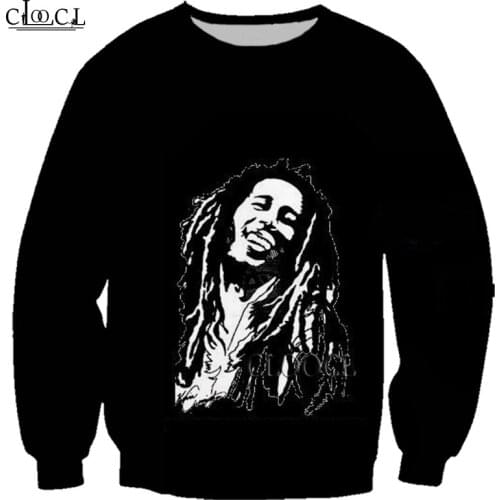 HX Fashion Men Women Singer Reggae Creator Bob Marley 3D Print Harajuku Sweatshirt Casual Streetwear Tracksuit Drop Shipping