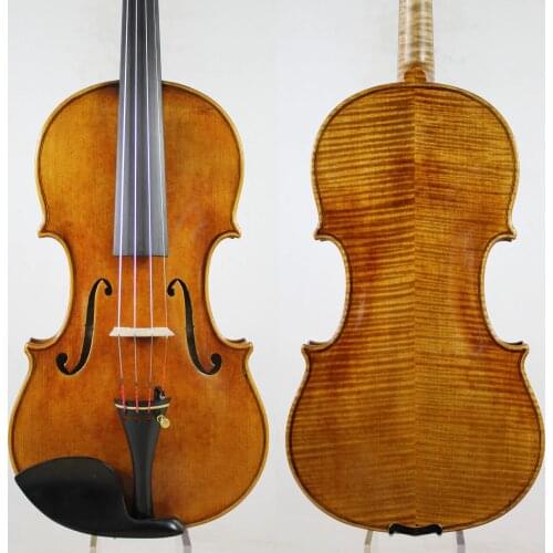 Italy Oil Varnish!Antique Oil Varnish!Copy Guarneri Violin 4/4 M5117 Powerful Clear Tone!, Free shipping
