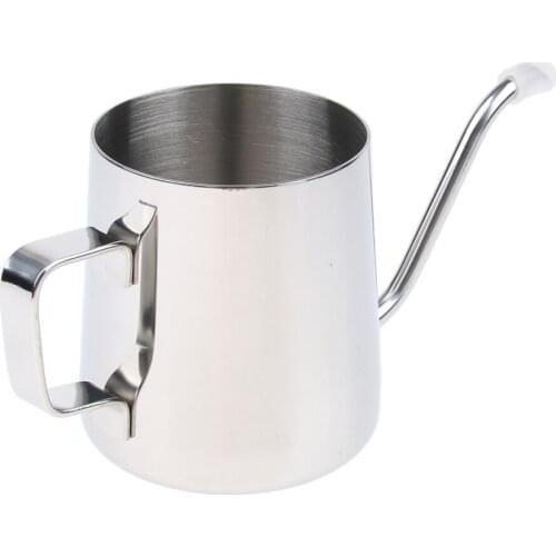 Narrow Spout Coffee Pot 350ML 304 Stainless Steel With Handle Pouring Over