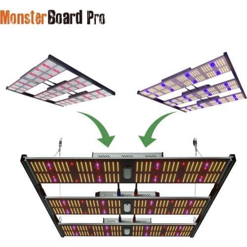 Geeklight 720W Quantum Board Samsung LM301H MonsterBoard Pro Hidroponia LED Full Spectrum Grow Light Replace Spider Farmer