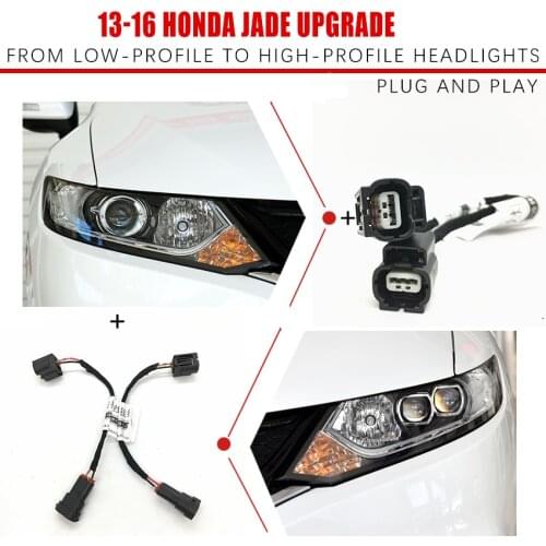 CZMOD Car Headlight Modification upgrade Transfer Wire Harness Headlamp Modify For Honda 2013-2016 JADE car accessories