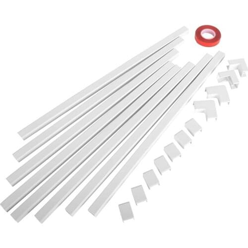 One-Cord Channel Cable Concealer - CMC-03 Cord Cover Wall Cable Management System - 125 Inch Cable Hider Raceway Kit