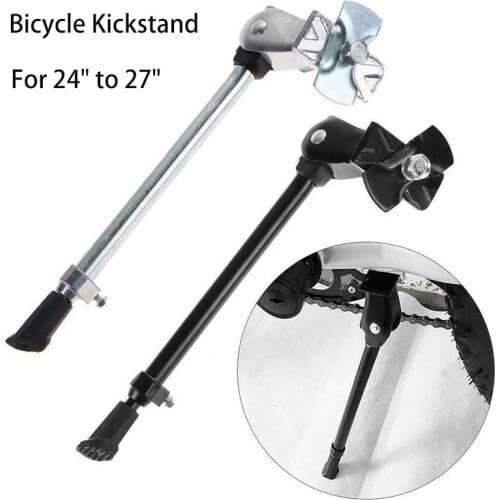 24" to 27" MTB Bicycle Kickstand Road Bike Support Foot Brace Alloy Cycling Side Support Parking Rack Bicycle Kick Stand Parts