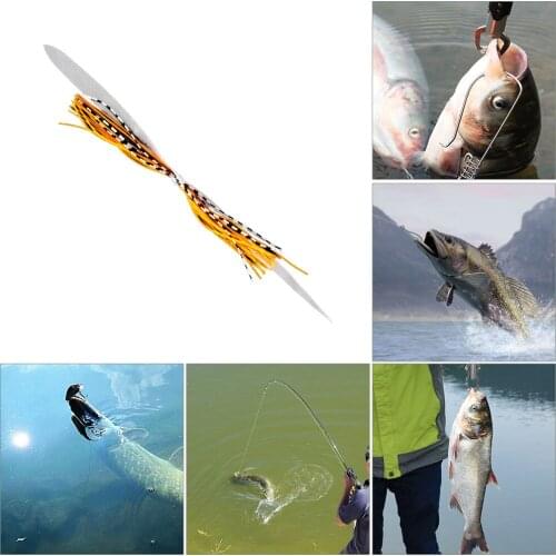 20pcs/Pack Squid Snapper Jigging Fishing Lure Silicone Skirt Trailer Replacement Parts for Jigs Squid Fishing Lure