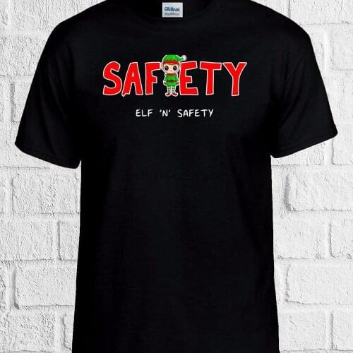 Elf and Safety Christmas Funny T Shirt Men Women Unisex Top No Pain No Gain 2269