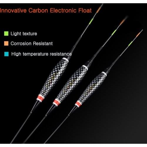 RQNQ 2021 1Pcs New Hot-selling Carbon Fiber LED Night Fishing Accessories Float Bobbers Accessory Buoy Dobber