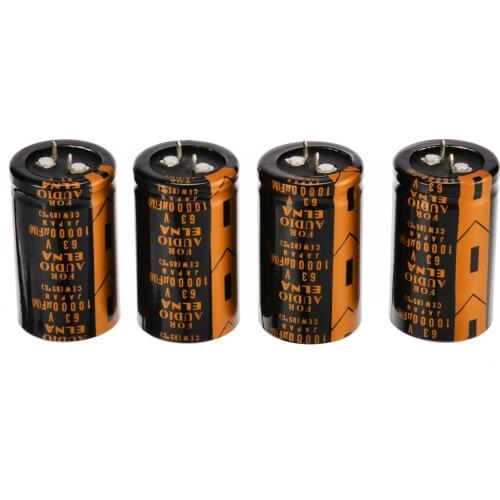 4pcs High Quality Replacement Electrolytic Capacitor For ELNA AUDIO 63V 10000UF 30*50mm Hot Sale
