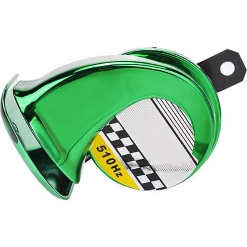 12V Super Loud Car Truck Motorcycle Boat Snail Siren Warning Horn Loudspeaker car horn 130DB 510HZ Car Accessories ABS metal