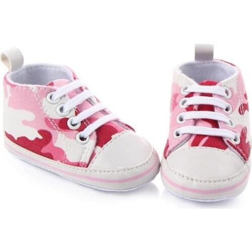 2021 New Baby Shoes Multicolor Camouflage Toddler Shoes Infant Boy Shoes Newbor 0-1 Years Old Fashion Sports Canvas Shoes