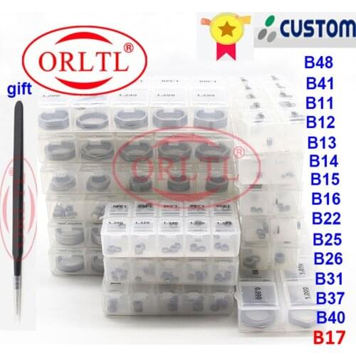 50PC /BOX Common Rail Injector Adjust Shims B17 B11 B12 B13 B14 B16 B31 B48 WASHER B22 B25 B26 B40 B41 FOR BOSCH