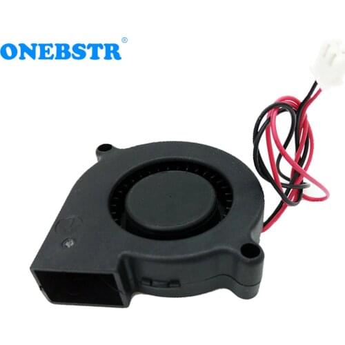 5015 Turbo Fan DC 12V 0.1A Brushless Sleeve Bearing 5CM Circular Centrifugal Turbo Blower Joints XH2.54-2P Free Shipping