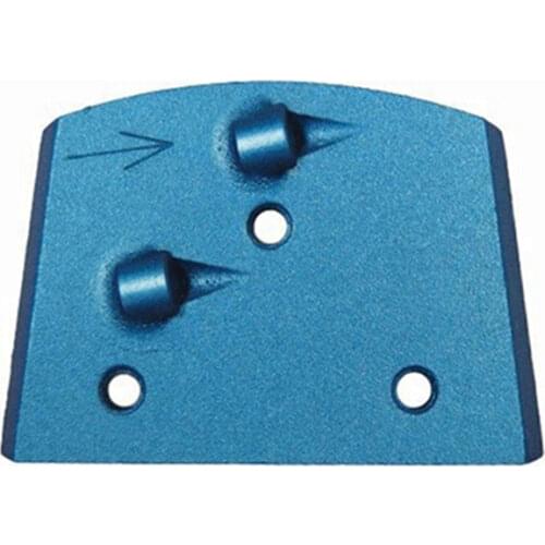 KT58 Lavina Diamond Grinding Shoes PCD Grinding Disc with Two Quarter PCD for Epoxy Glue Concrete Coating Removing 12PCS