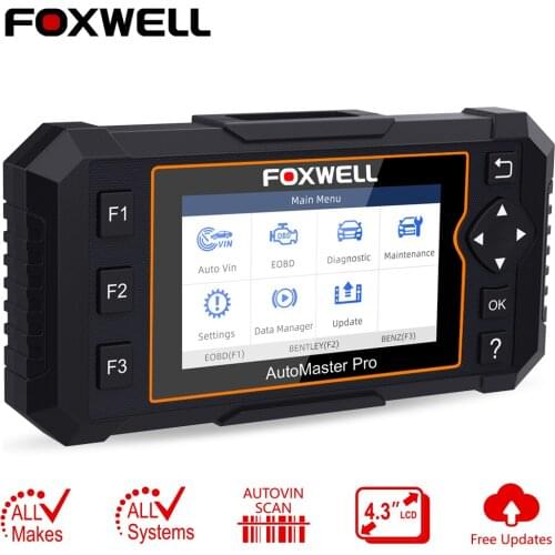 FOXWELL NT624 Elite EOBD Auto Scanner Full System Code Reader EPB Oil Reset OBD 2 Automotive Scanner OBD2 Car Diagnostic Tool