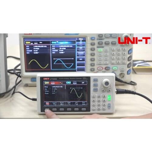 UNI-T UTG932 UTG962 Function Arbitrary Waveform Generator Signal Source Dual Channel 200MS/s 14bits Frequency Meter 30Mhz 60Mhz
