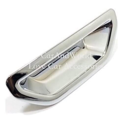 Chrome Rear Trunk Tail Door Handle Bowl Frame Cover Trims For Nissan X-Trail XTrail T33 Rogue 2021-2022 Car External Accessories