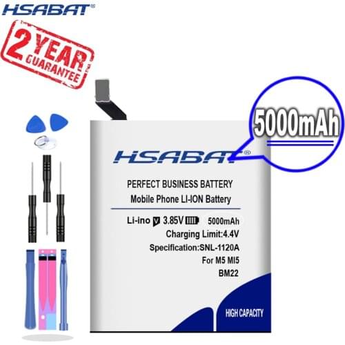 New Arrival [ HSABAT ] 4800mAh BM22 Replacement Battery for Xiaomi 5 M5 Mi5 MI 5