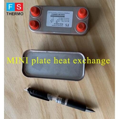 Plate Heat Exchanger with 304 Stainless Steel for small size fast hot water generator mini chiller bar cooling