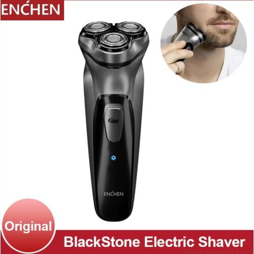 ENCHEN Electric Shaver BlackStone 3D Floating Razor Cutter \Head Washable USB Rechargeable Men Shaving Beard Machine