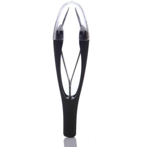 Professional Hair Removal Tweezers Stainless Steel Eyebrow Tweezers Black Slanted Tip Face Harmless Makeup Beauty Tool