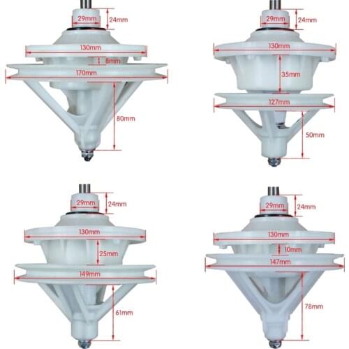 10 teeth shaft height 30/40/45/50mm Washing machine reducer