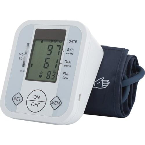 Arm Automatic Digital Wrist Blood Pressure Monitor sphygmomanometer Tonometer tensiometer Heart Rate Pulse Meter BP Monitor Care