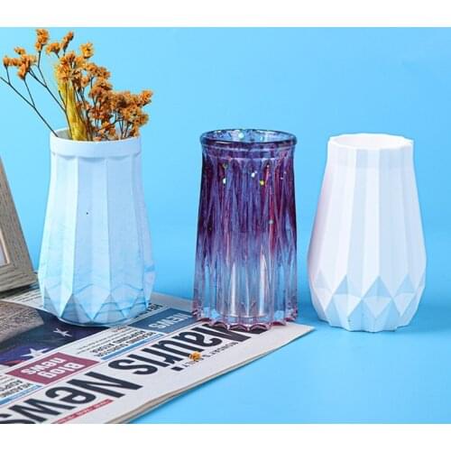 3 Styles of Silicone Molds For Vases, Handmade DIY Home Decoration Crafts Flower Arrangement Vase Making Tools