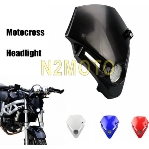 Universal Black Enduro Motocross Mini Version LED Headlight Dirt Bike Racing Motorcycle Headlamp For GAS GAS TXT PRO 280 125