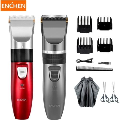 Xiaomi ENCHEN Hair Trimmers Rechargeable Electric Hair Clippers For Men USB Portable Cordless Clipper Barber Razor Beard Trimmer