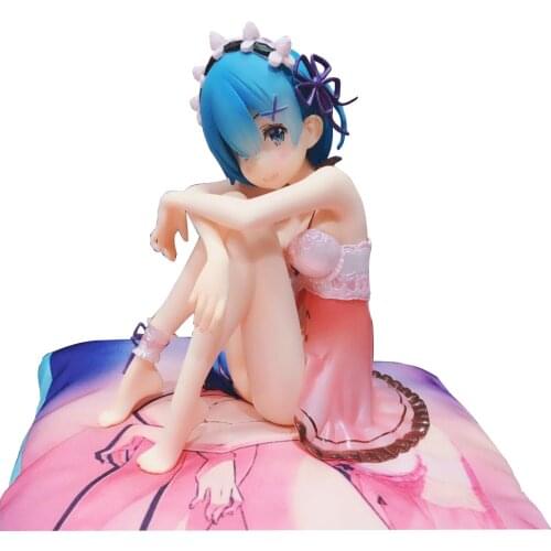 Japanese anime figure Re:Life in a different world from zero Rem birthday pajamas ver Action Figure