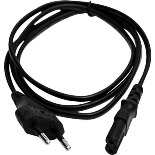 2 Pin Prong EU Cable Power Supply Cord Console Cord C7 Cable Figure 8 Power Cable for Samsung Power Supply (EU Plug)