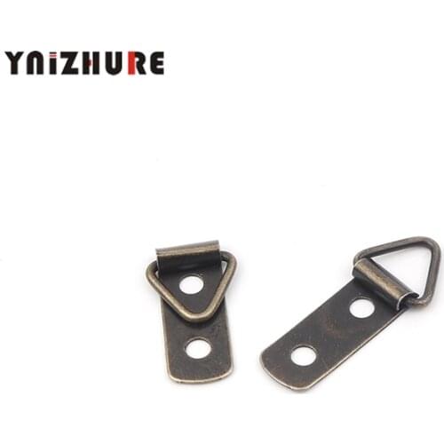 20pcs 30 * 11mm Antique Small Triangle Hook Bronze Decoration Small Metal Hook Hanger Bronze