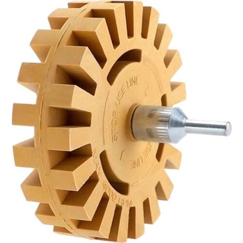 4-inch Rubber Grinding Wheel Quick De-glue Abrasive Disc Rotating Tool Removal Car Stickers and Tape Polishing Wheel